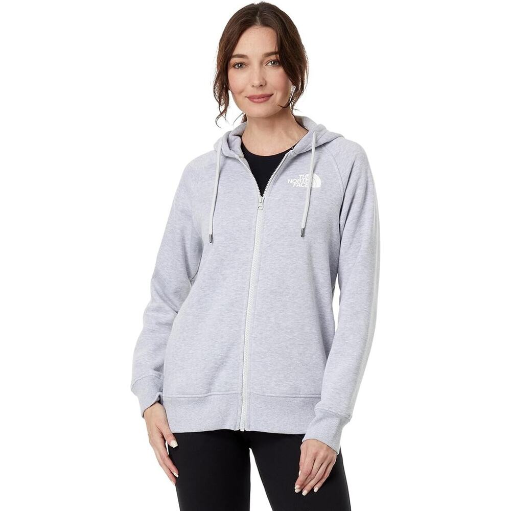 THE NORTH FACE Women's Full-Zip Hoodie, Light Grey Heather, size X-Small